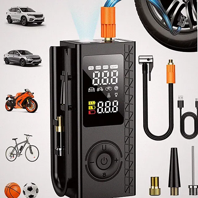 150PSI Portable Air Compressor Cordless Pump LED
