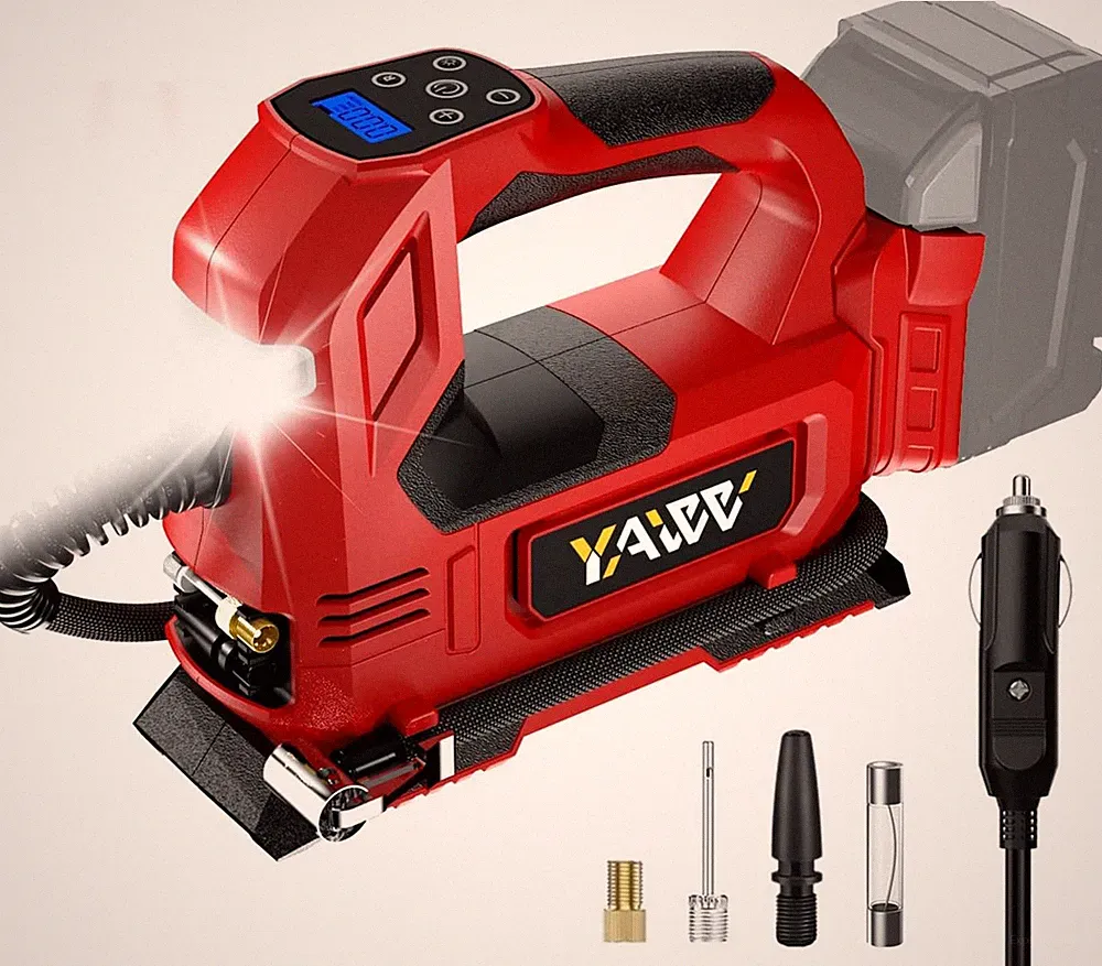Cordless Tire Inflator Air Compressor for Milwaukee M18 Battery, 160PSI Portable