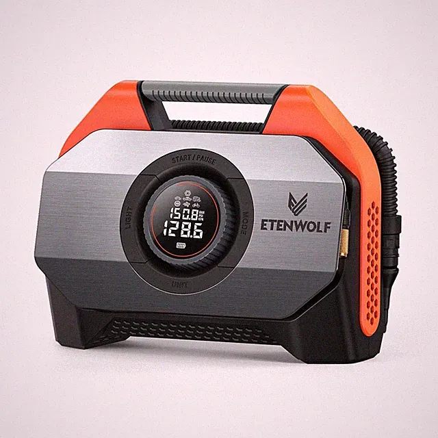 Portable Tire Inflator for Heavy-Duty Vehicles & Inflatables, 19200 mAh Battery
