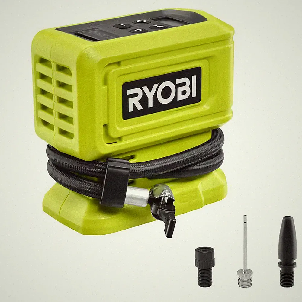 Ryobi 18V Cordless High Pressure Inflator (Tool Only) 160 PSI Auto Shut Off