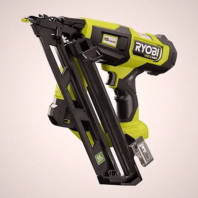 RYOBI ONE+ HP 18V Brushless 15-Gauge 34 Angled Finish Nailer (Tool Only)