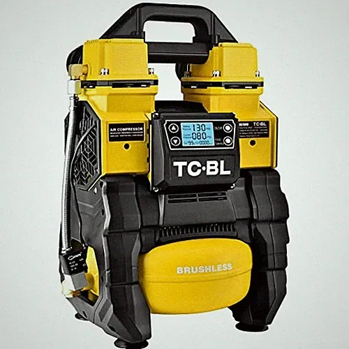 TC·BL Air Compressor 2 in 1 Quiet Tire Inflator Oil Free Air AC&DC Dual-Purpose