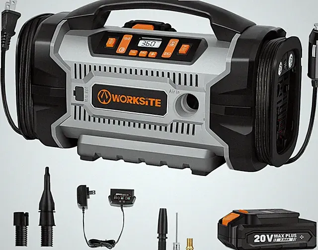 Tire Inflator Air Compressor Portable, 160 PSI Car Air Pump with Multi Power Sou