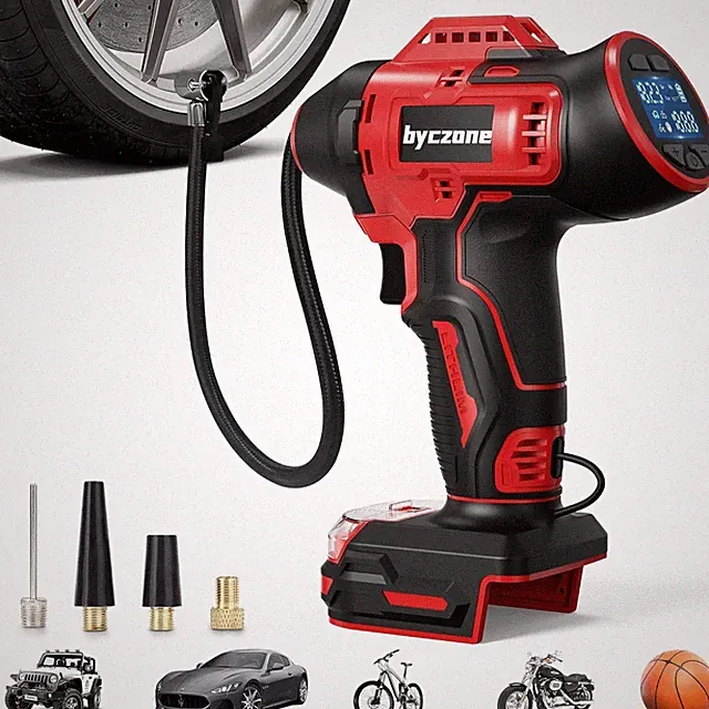 Tire Inflator Compatible with MILWAUKEE 18V Max Battery, 160 PSI Cordless Air Co