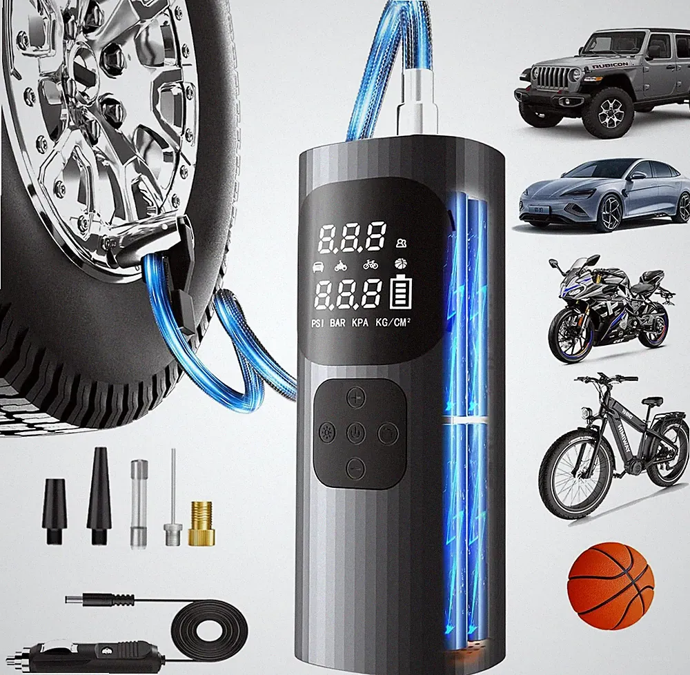 Tire Inflator Portable Air Compressor,3X Faster Portable Air Compressor,16000Mah